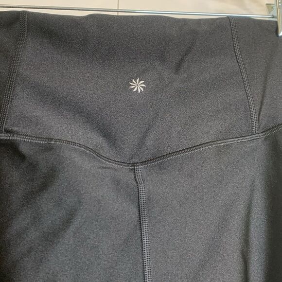 Athleta Elation Sheen Black Leggings - Picture 2 of 11